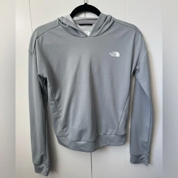 The North Face Women’s Light Gray Hoodie Wander Sun - Picture 2 of 4